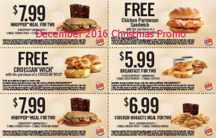 Bk coupons dec 2019
