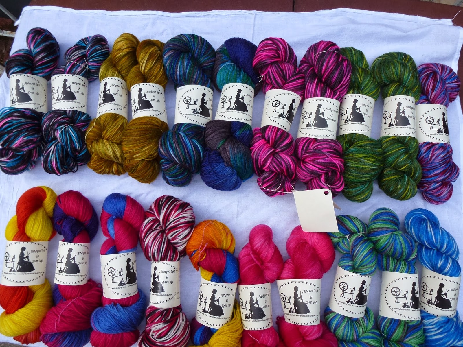 The Wheel & Distaff Handspun & Handpainted Yarns for Sale!