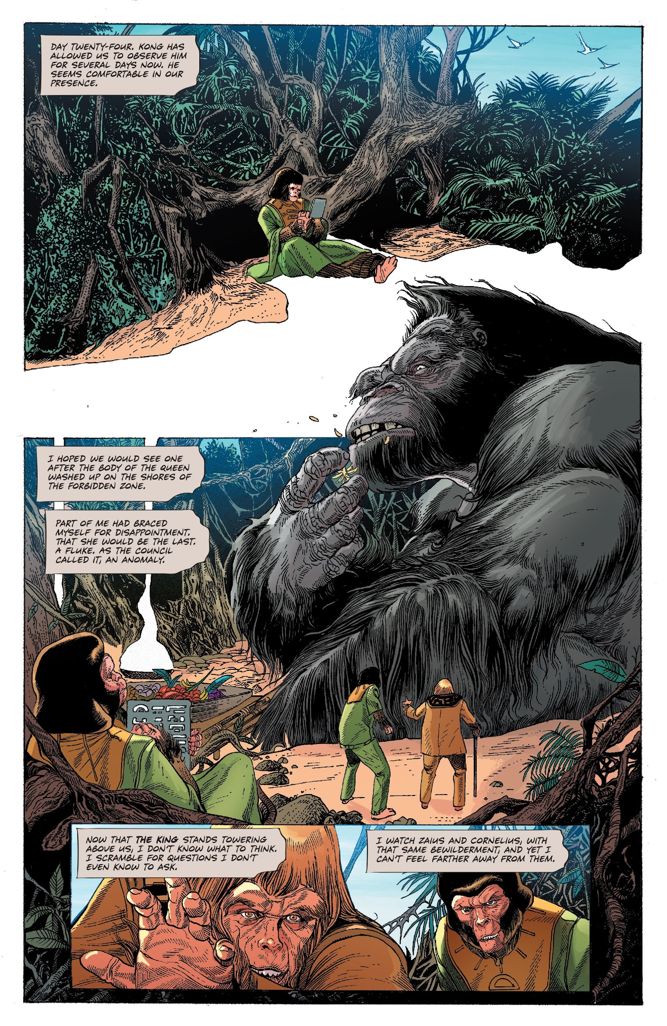 Read online Kong on the Planet of the Apes comic -  Issue #3 - 3
