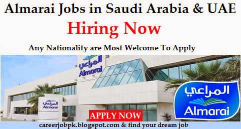 Almarai Company Any Nationality Staff Required for KSA Almarai Company Any Nationality Staff Required for KSA