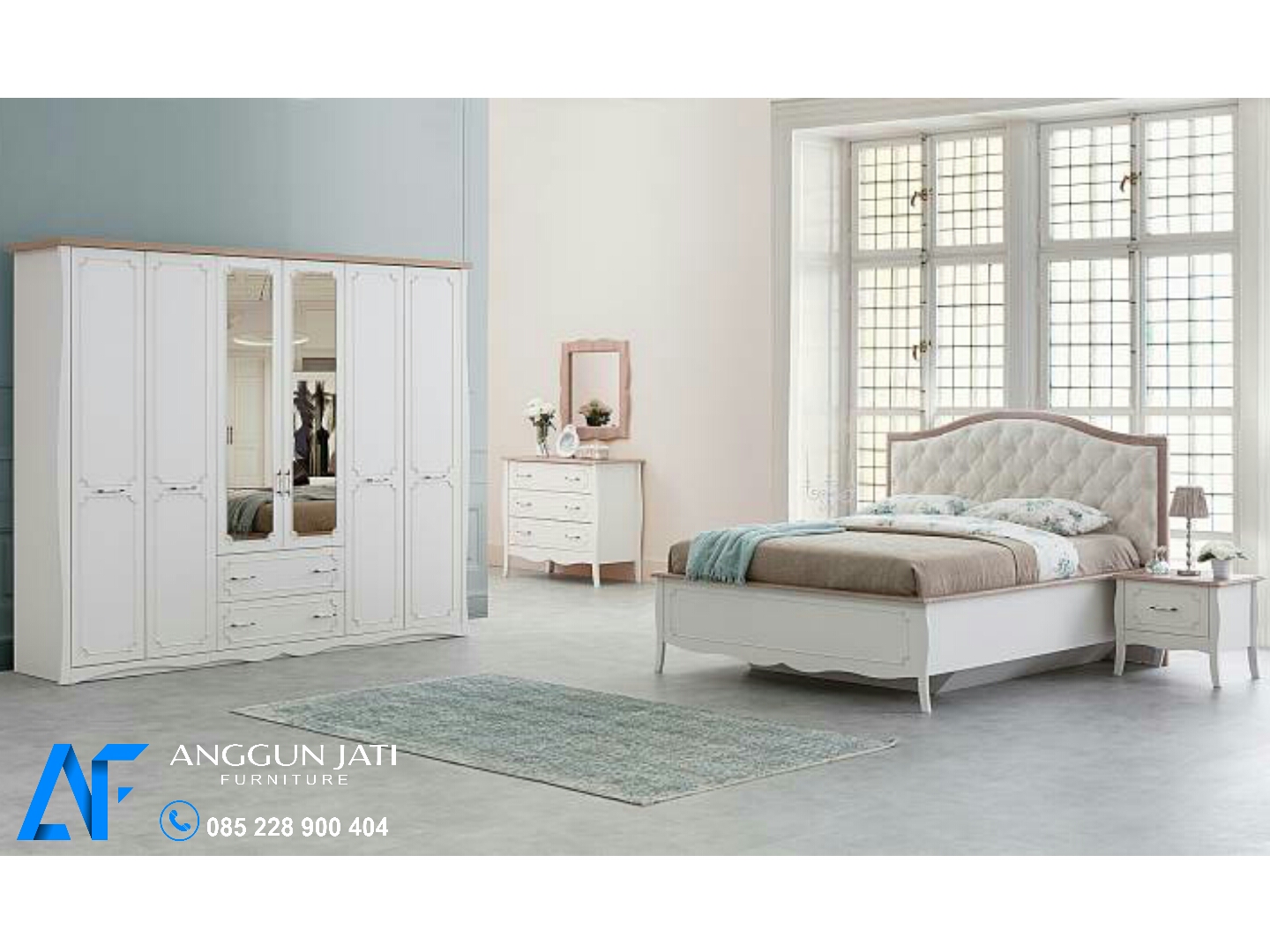 Kamar Set Minimalis Putih Modern Harga Set Kamar Warna Putih Mebel Jepara Jati Minimalis Anggun Jati Furniture