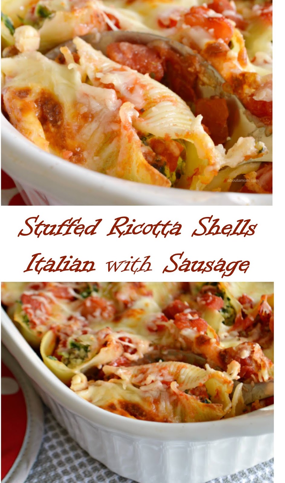 895 Reviews My BEST Recipes >> Stuffed Ricotta Shells with Italian