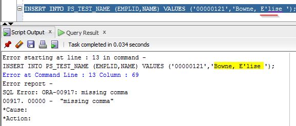 fatal sql