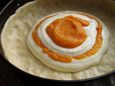 Творожно-тыквенный пирог