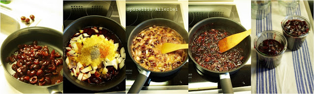 Spirellis Allerlei - Herstellung Kirsch Chutney mit Zwiebel