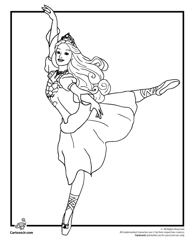 dancer coloring pages for kids - photo #23