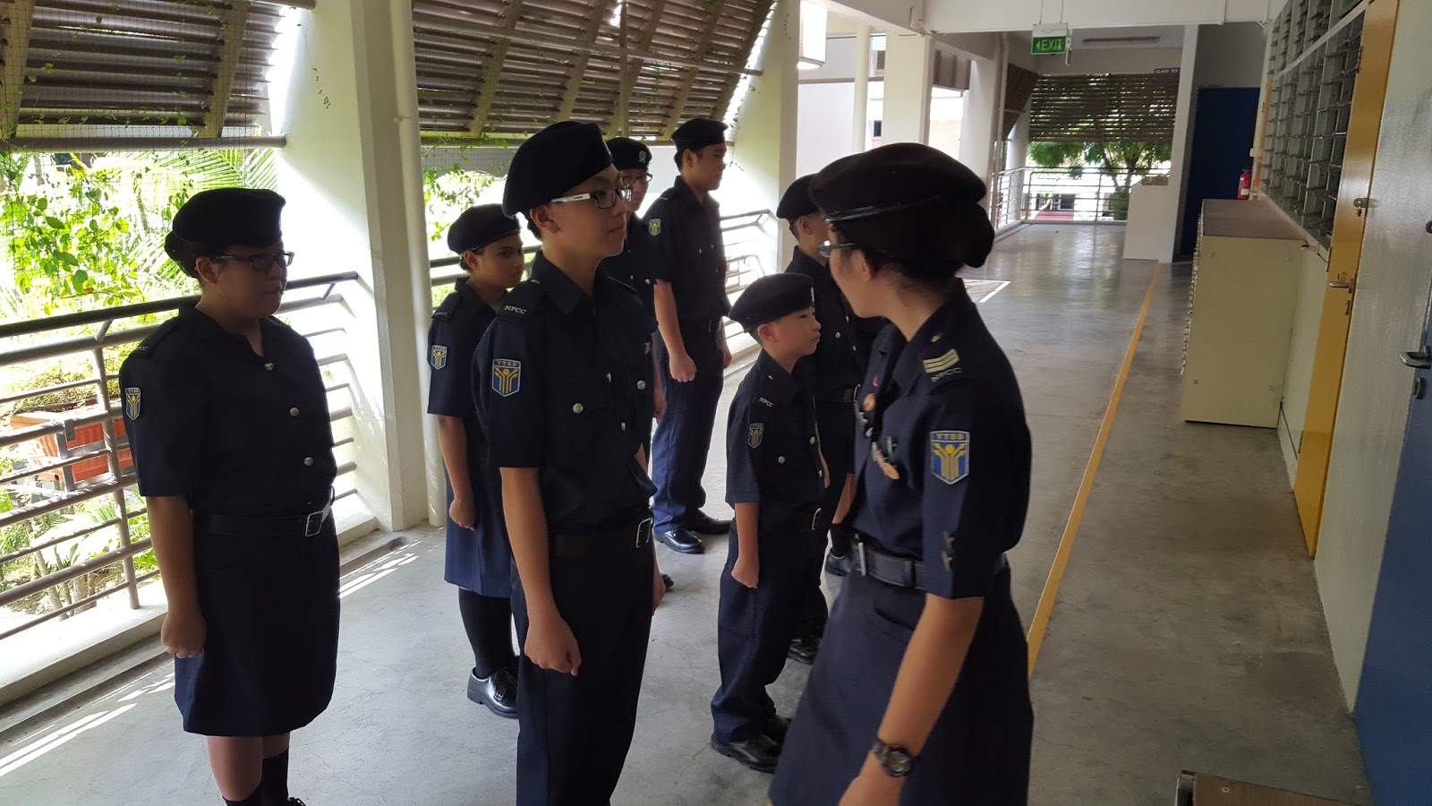YTSS National Police Cadet Corps Secondary 1 Cadets' First Uniformed