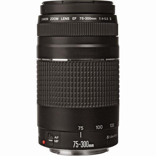 Canon EF 75-300mm Lens, included in bundle with Canon EOS Rebel T5