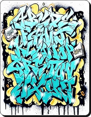 graffiti alphabet graffiti abc graffiti lernen