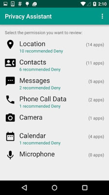 Privacy Assistant,  Aplikasi Yang Dapat Mengatur Permission Dari Aplikasi Lainnya!
