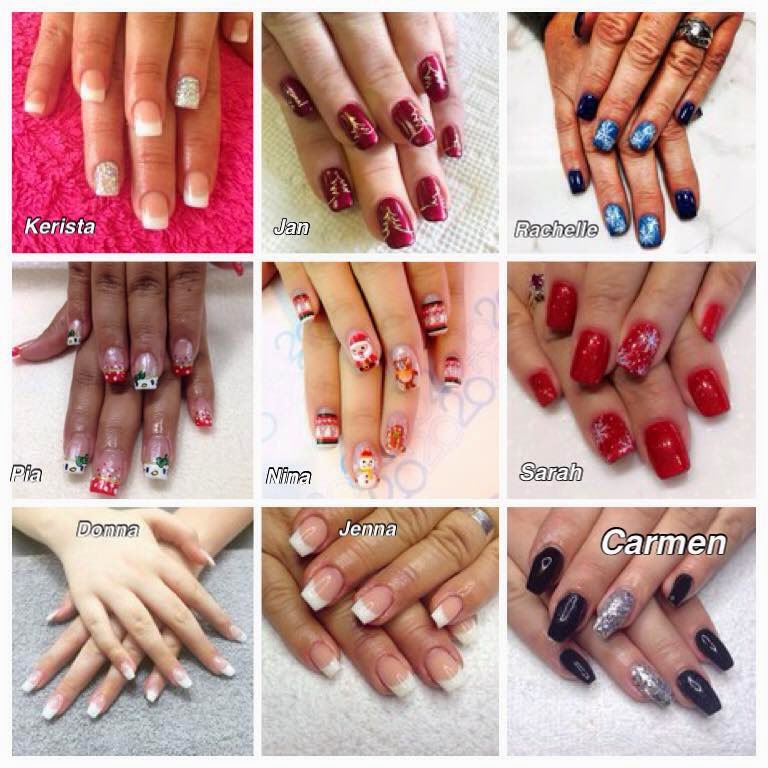 Acrylics, gels, Shellac and nail art with some glitz Needy Nails