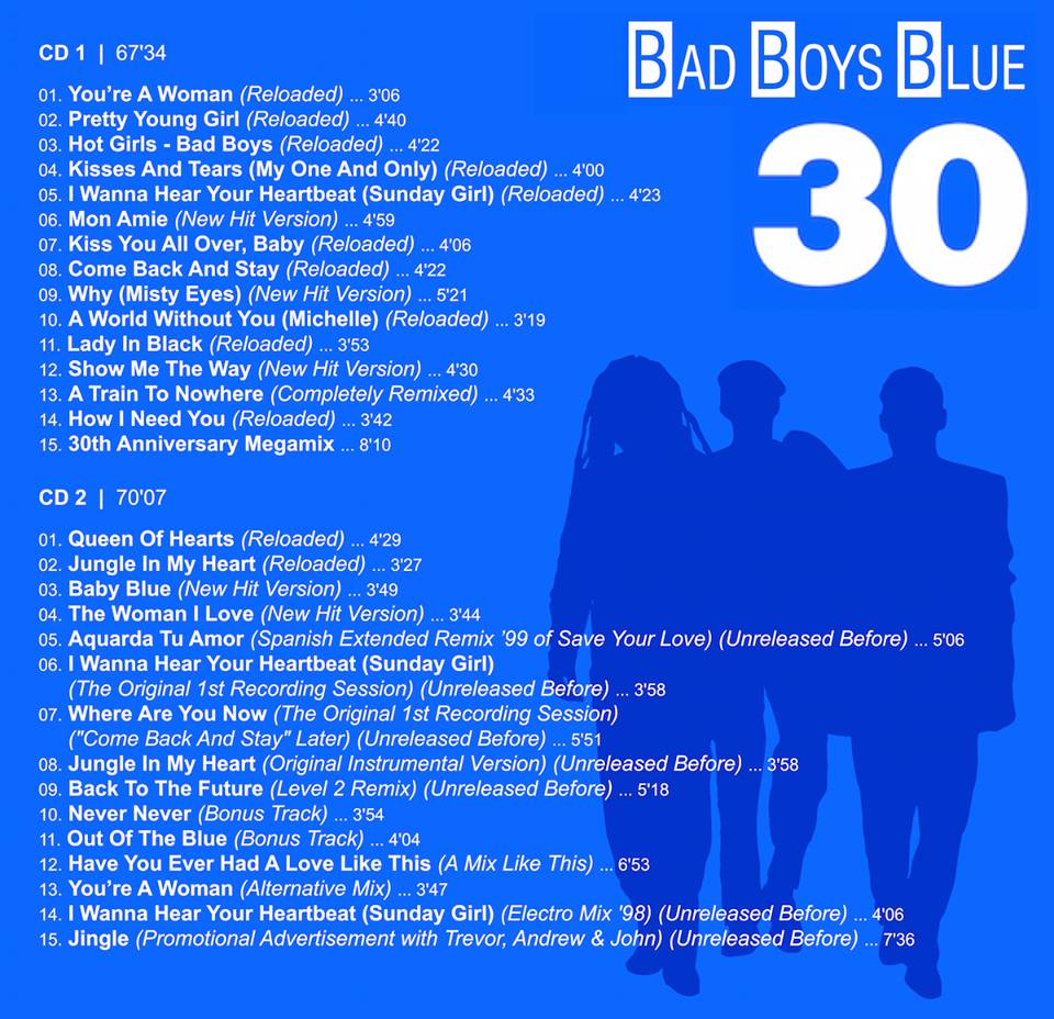 Bad Boys Blue * 30 (2CD) Flac (2015)