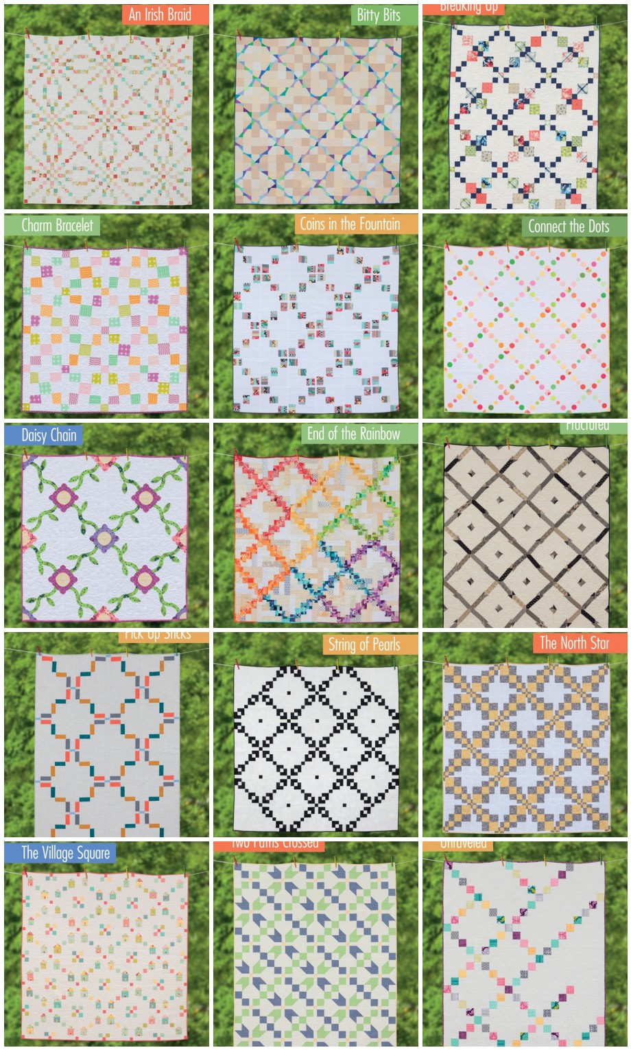 Happy Quilting Irish Chain Quilts (Sale) for an Irish Day!!!!