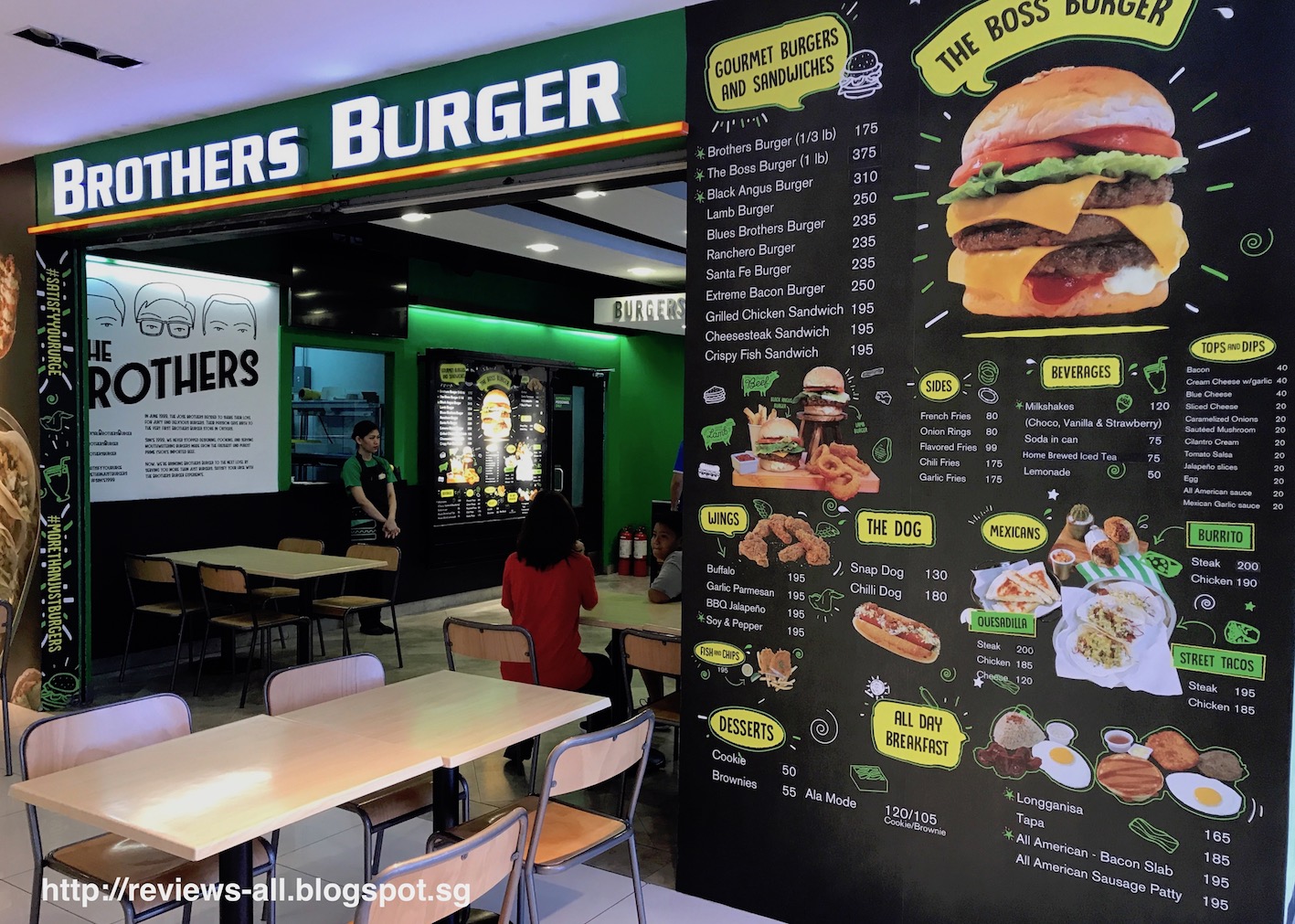 We'll Tell You A&W Couple's Blog Brothers Burger at TriNoma Mall