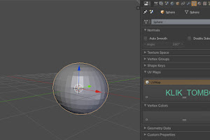 Cara menghapus UV Mapping di Blender 3D Cara menghapus UV Mapping di Blender 3D