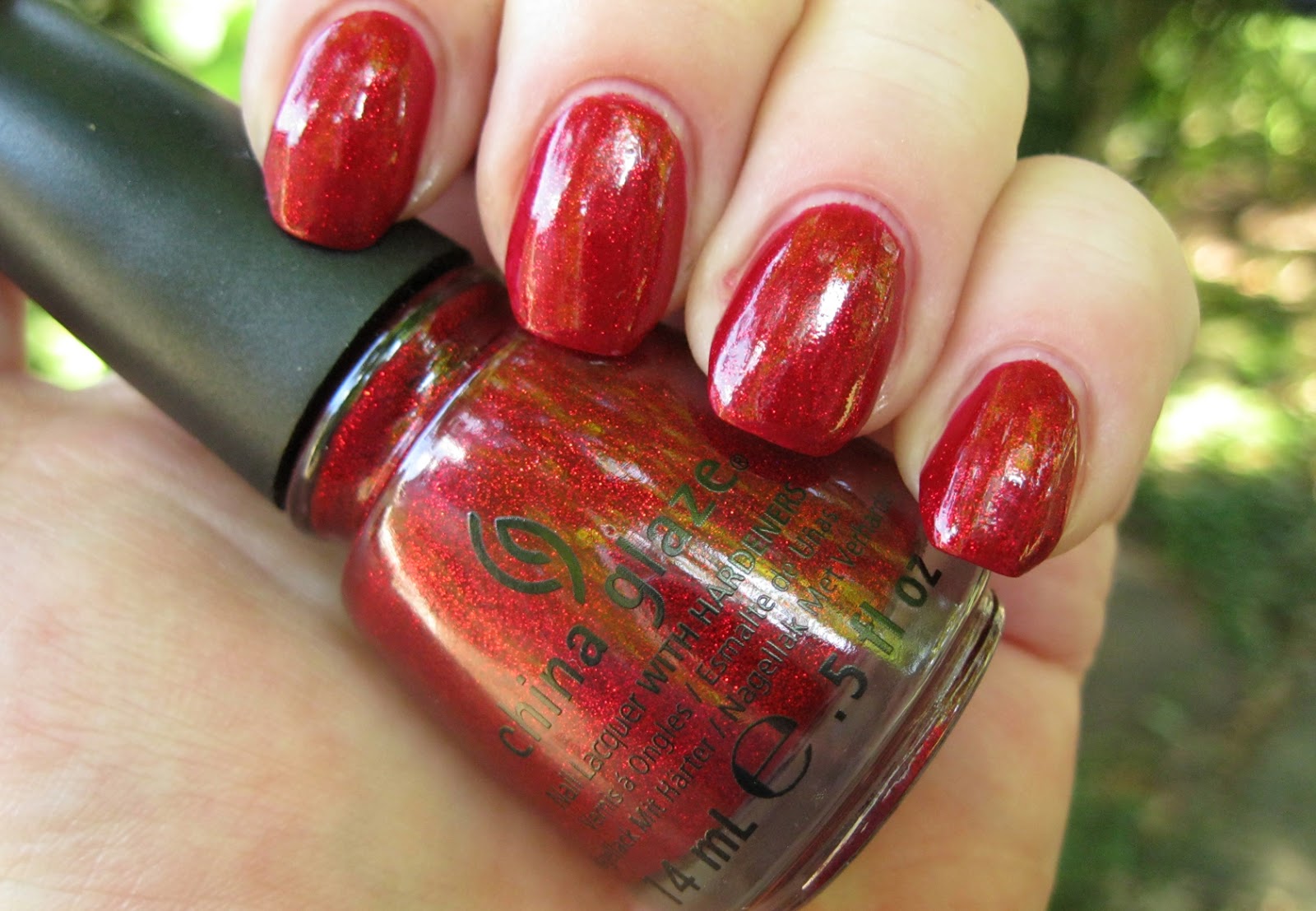 8. China Glaze Nail Lacquer in "Ruby Pumps" - wide 6