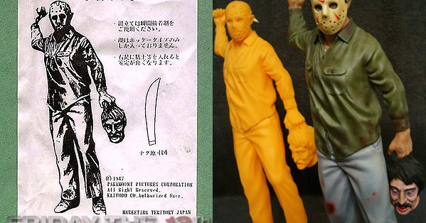 15"JASON FRIDAY 13th Horror Classic Movies Vinyl Model Kit 1/4 