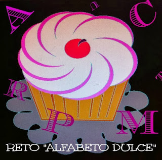 Logo Reto Alfabeto Dulce Cook the cake