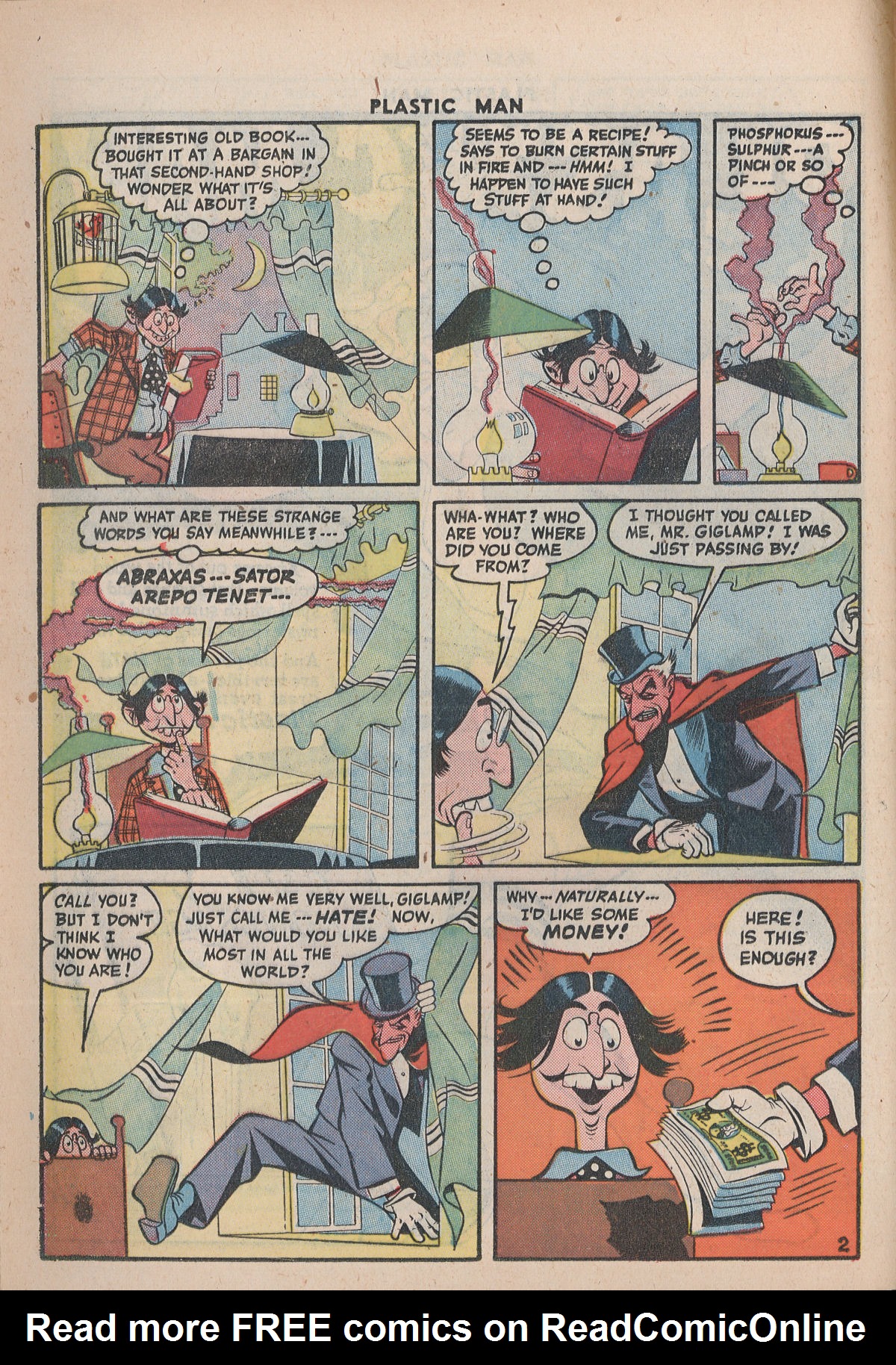 Read online Plastic Man (1943) comic -  Issue #5 - 16