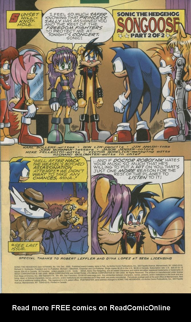 Read online Sonic The Hedgehog comic -  Issue #154 - 3