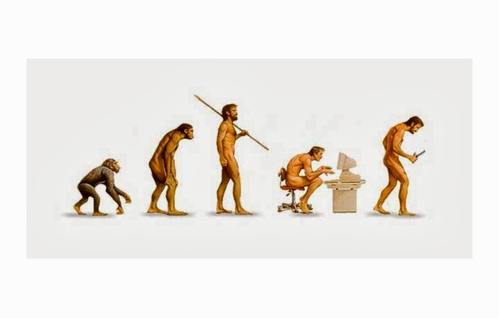 evolusi merupakan perubahan yang lama dengan rentetan perubahan kecil yang saling mengikuti dengan lambat. dalam evolusi, perubahan terjadi sendiri tanpa direncanakan. hal ini dikarenakan