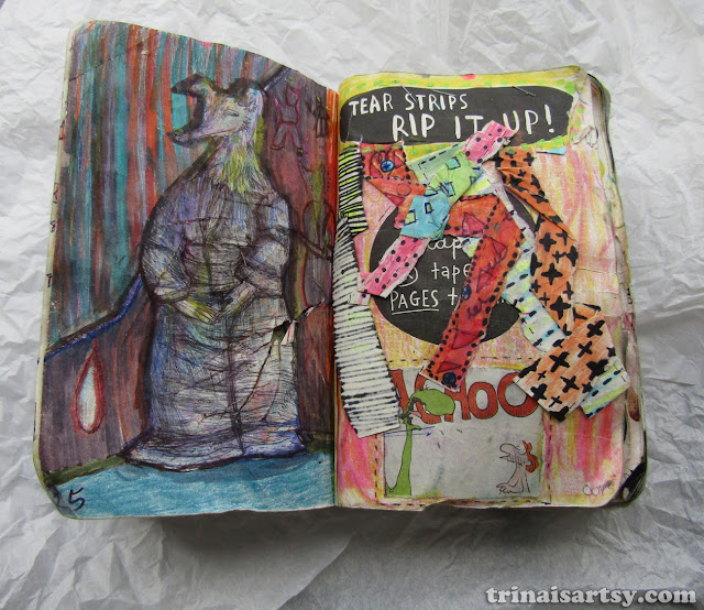 Wreck this Journal - Tear strips rip it up Wreck this Journal - Tear strips rip it up