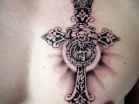 Celtic Cross Tattoo Chest