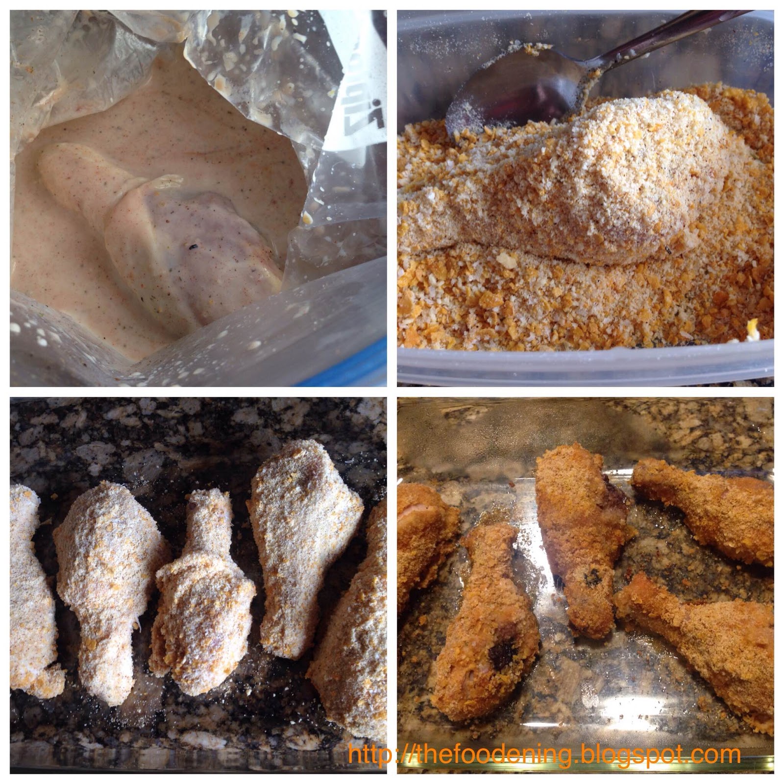 The Foodening Blog Buttermilk Oven Fried Chicken