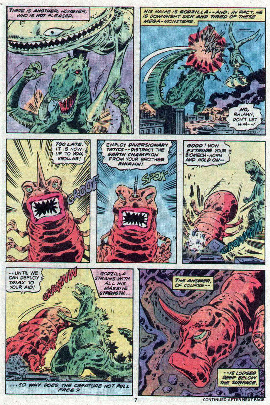 Read online Godzilla (1977) comic -  Issue #14 - 6