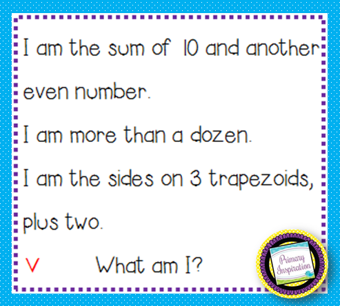 Third Grade Math Riddles - Classroom Freebies