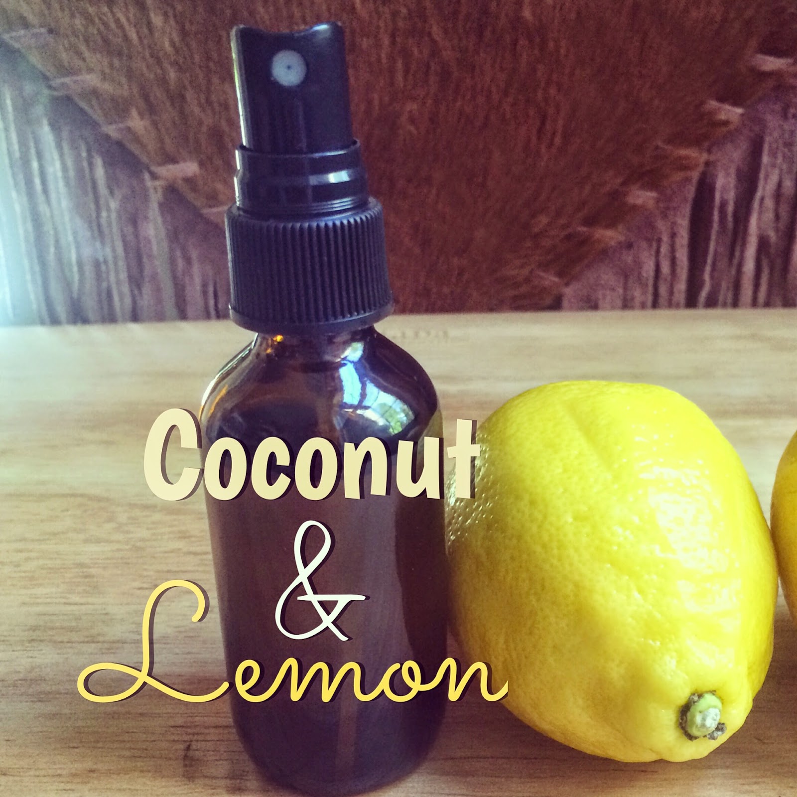 Coconut and Lemon Hand Sanitizer Spray