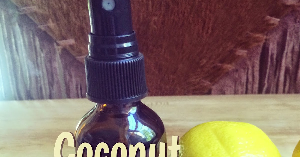 Coconut and Lemon Hand Sanitizer Spray