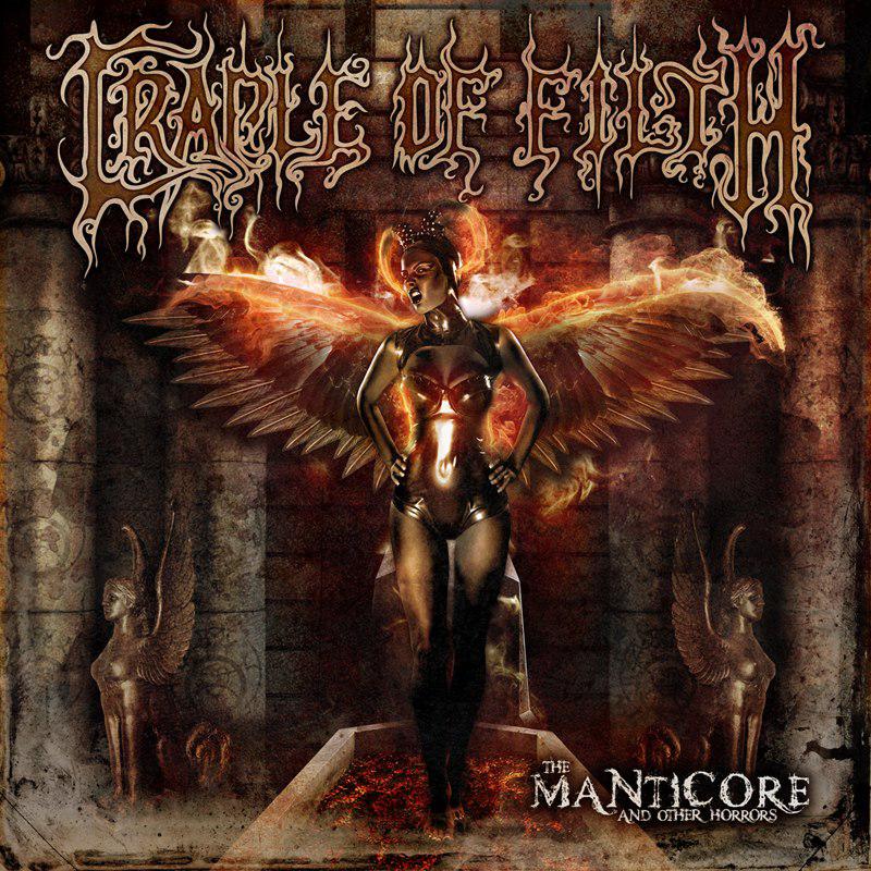 CRADLE OF FILTH- PORTADA DE THE MANTICORE AND OTHER HORRORS