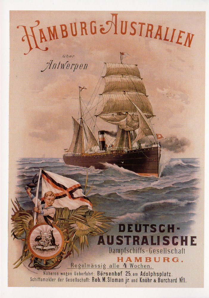 PoSeWe Maritime Bilder DeutschAustralische Dampfschiffs
