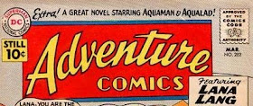 Adventure 282 logo with Aquaman blurb