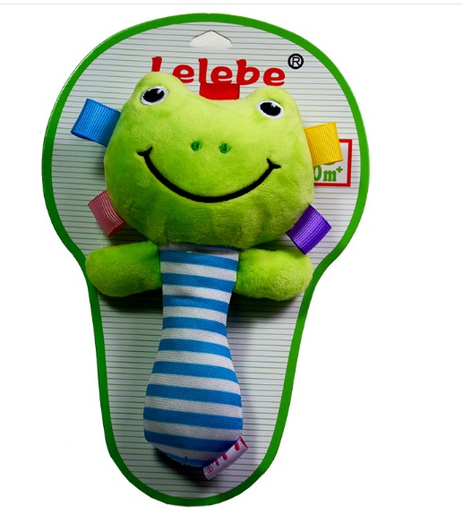 BongBongIdea BABY SOFT RATTLE SQUEAKING TOY BRAND LELEBE