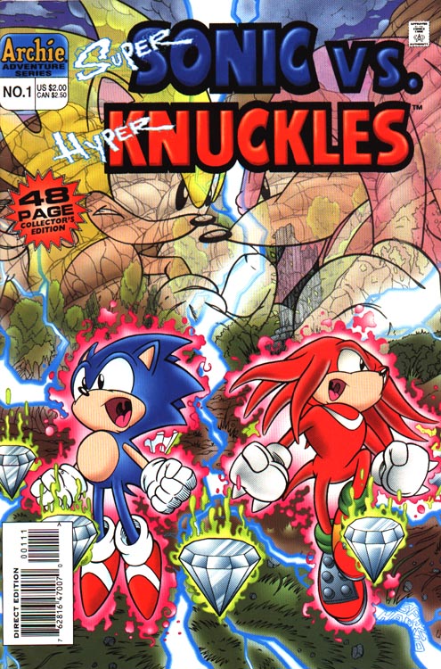 Hedgehogs Can't Swim: Super Sonic vs. Hyper Knuckles