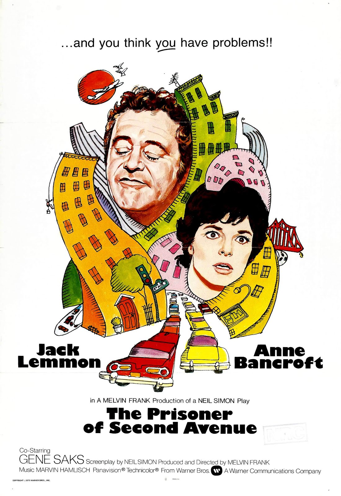 Le prisonnier de la 2ème avenue (1974) Melvin Frank - The prisoner of second avenue