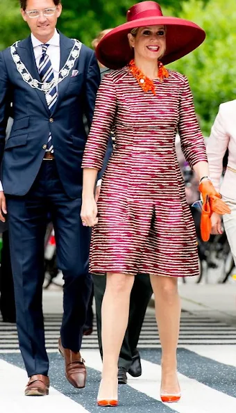 Queen Maxima of The Netherlands opens the Design Derby Netherlands - Belgium 