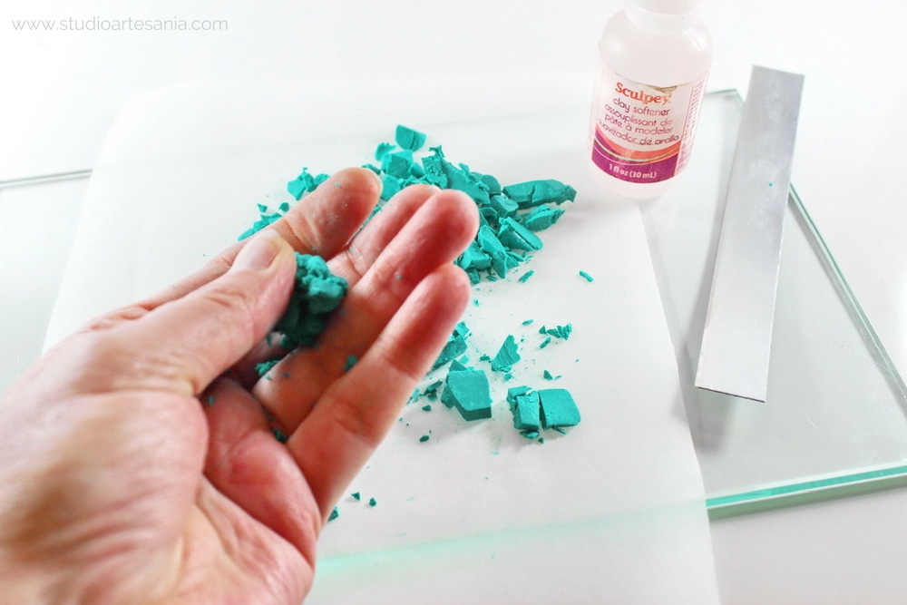 How to soften old and crumble polymer clay? STUDIO ARTESANIA