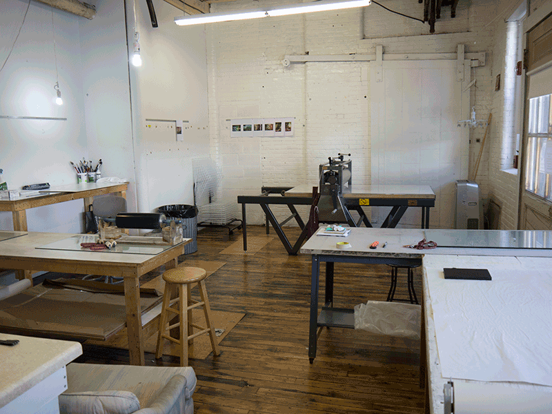 Fenfolio Printmaking residency USA (1)