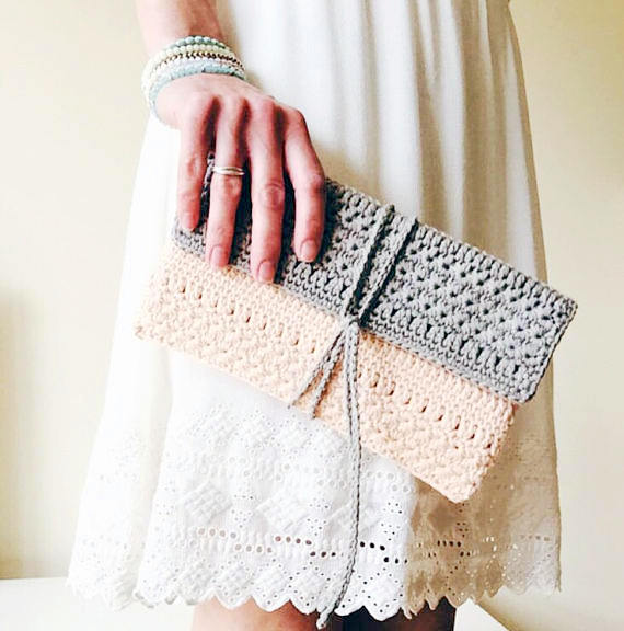 Clutch handbag Crochet pattern 