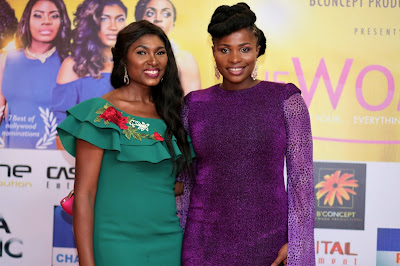 Rita Dominic, Omoni, Ufuoma, Kate Henshaw, Blessing Egbe dazzle on red carpet for The Women