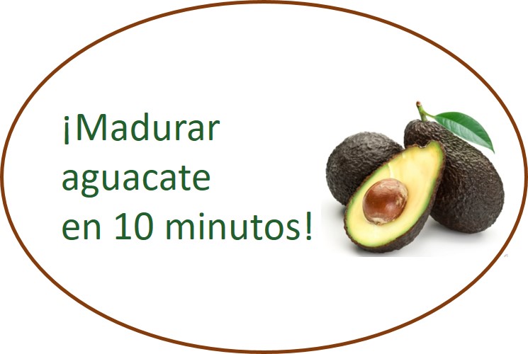 como madurar un aguacate en una noche