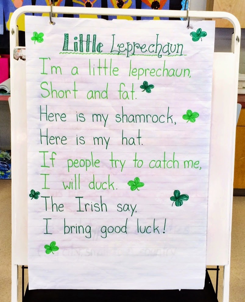 Fun With Firsties St. Patty's Poetry & FREE Measurement Printables