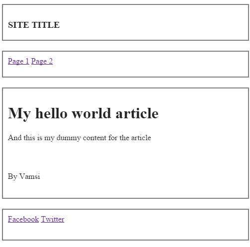 JavaScript HTML & CSS: How to create a simple html page using HTML5 and CSS