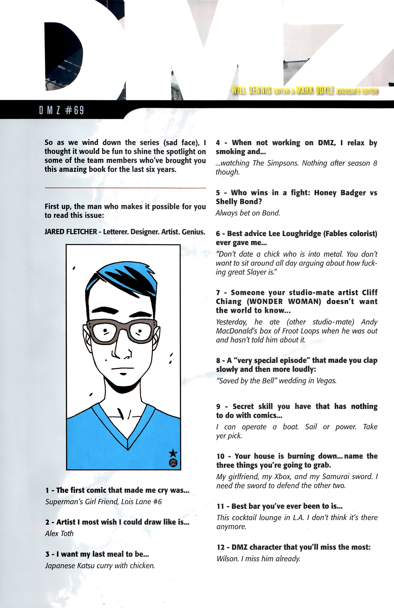 Read online DMZ (2006) comic -  Issue #69 - 21