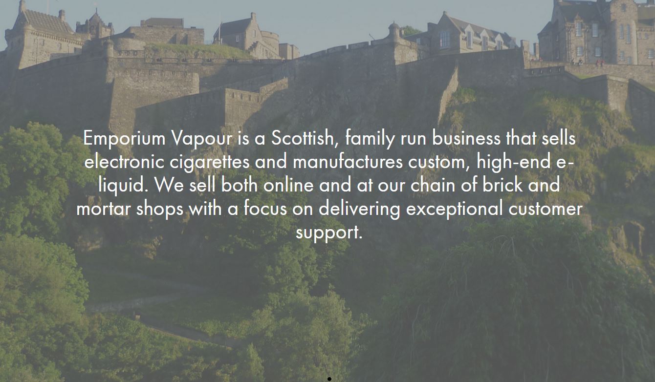 http://empvap.com/ Edinburgh Scotland