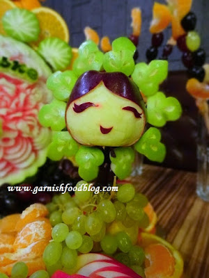 cute fruit sculptures