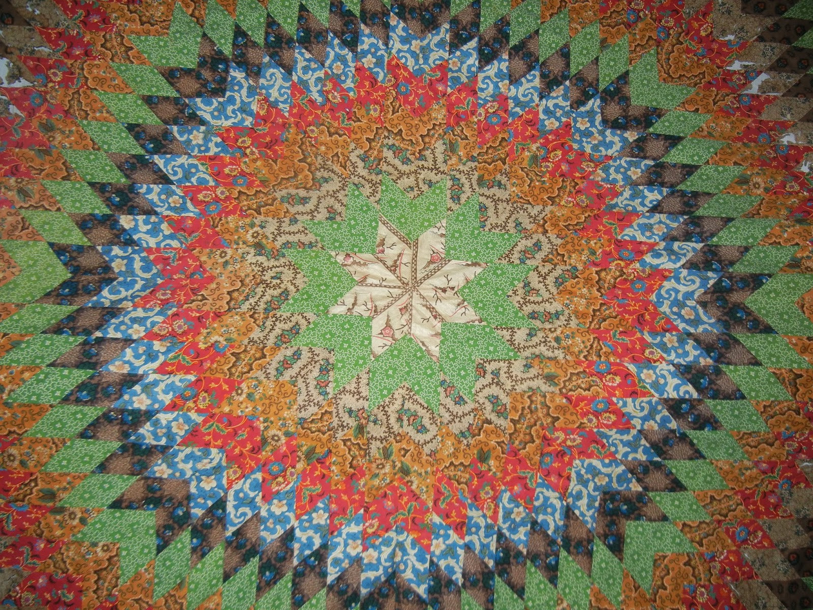 Quilts, Gravestones, and Elusive Ancestors: Sunburst, Simple Star